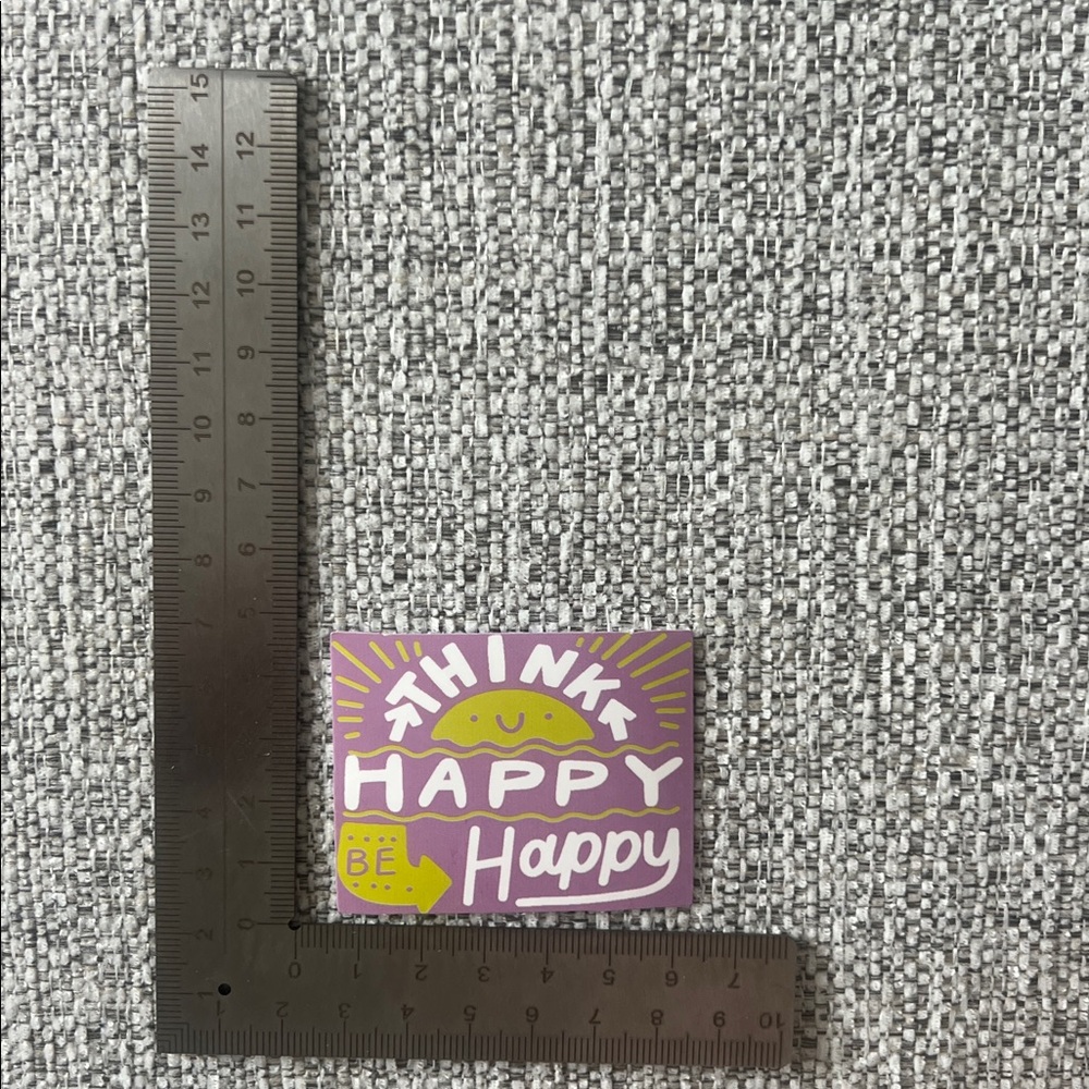 4/$10 ‘Think Happy Be Happy’ Sticker - Picture 2 of 2